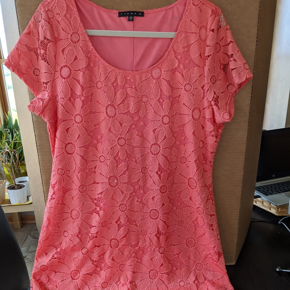 Peach dress XL worn once